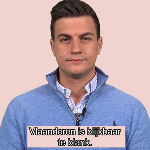 Vlaanderen is te blank