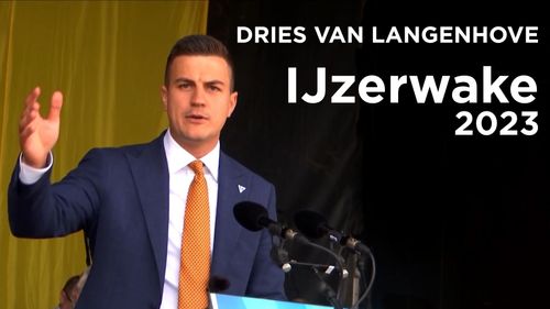 Dries Van Langenhove speecht op IJzerwake 2023